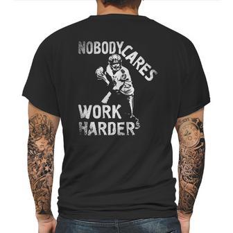 Lamar Jackson Nobody Cares Work Harder T-Shirt Mens Back Print T-shirt | Favorety CA