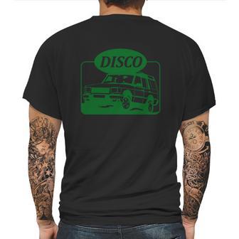 Land Rover Discovery Illustration Mens Back Print T-shirt | Favorety