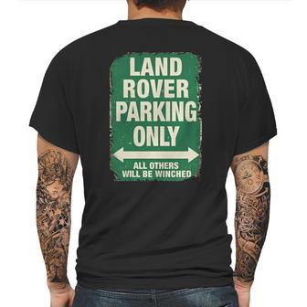 Land Rover Parking Only T-Shirt Mens Back Print T-shirt | Favorety CA