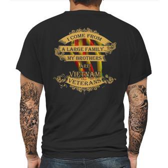 Large Family My Brothers Are Vietnam Veterans Mens Back Print T-shirt | Favorety CA