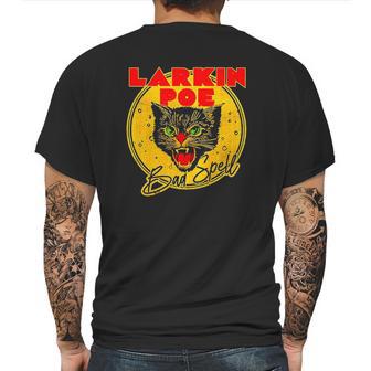 Larkin Poe Bad Spell Crazy Cat Face Mens Back Print T-shirt | Favorety DE