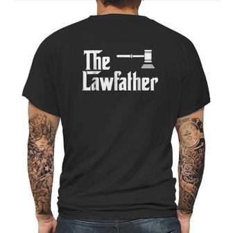 The Law Father Funny Lawyer Attorney Mens Back Print T-shirt | Favorety UK