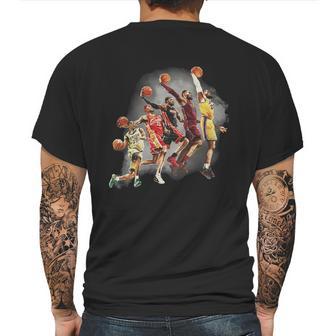 Lebron James The Evolution Of A King Los Angeles Lakers Mens Back Print T-shirt | Favorety