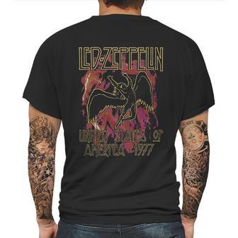 Led Zeppelin Black Mens Back Print T-shirt | Favorety AU