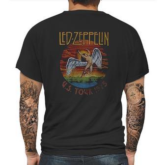 Led Zeppelin Usa Tour 1975 Mens Back Print T-shirt | Favorety CA