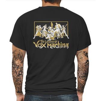 The Legend Of Vox Machina Main Characters Fight Pose Mens Back Print T-shirt | Favorety CA