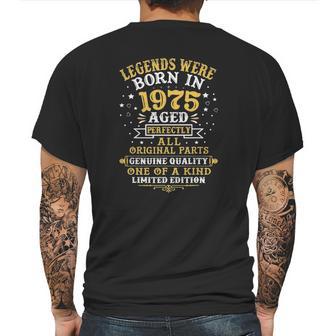 Legends Born In 1975 47 Years Old 47Th Birthday Gifts Mens Back Print T-shirt | Favorety CA