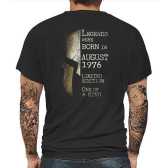 Legends Born In August 1976 45Th Birthday 45 Years Old Mens Back Print T-shirt | Favorety DE