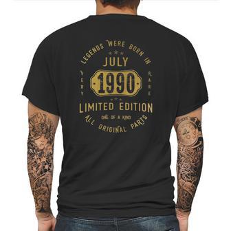 Legends Born In July 1990 32Nd Birthday 32 Years Old Mens Back Print T-shirt | Favorety DE