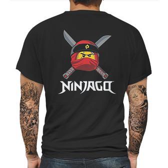 Lego Ninjago Ready To Battle Face Mens Back Print T-shirt | Favorety UK