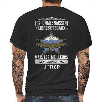 Les Hommes Naissent Libresetegaux Mais Les Meilleurs Ont Servi Au 1 Rcp Mens Back Print T-shirt | Favorety AU