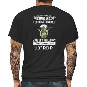 Les Meilleurs Hommes Ont Servi Au 13E Rdp Mens Back Print T-shirt | Favorety