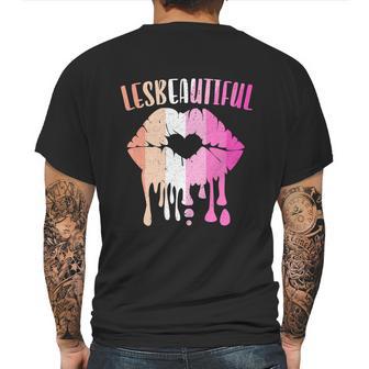 Lesbeatiful Lesbian Lgbtq Member Sexual Diversity Pride Cute Gift Graphic Design Printed Casual Daily Basic Mens Back Print T-shirt | Favorety UK