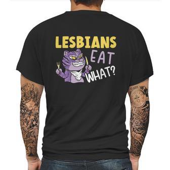 Lesbians Eat What Lgbtq Member Sexual Diversity Pride Parade Cute Gift Mens Back Print T-shirt | Favorety UK