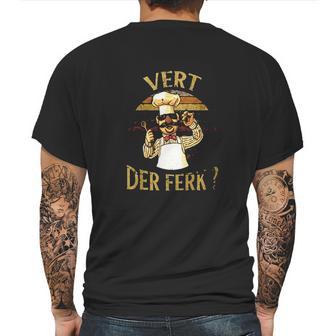 Lesliew Swedish Chef Vert Der Ferk Vintage Mens Back Print T-shirt | Favorety CA