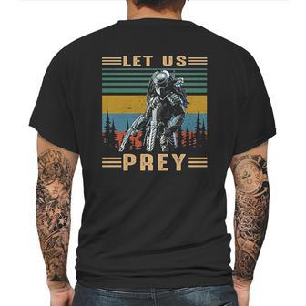 Let Us Prey Vintage Predator Lovers Movie Mens Back Print T-shirt | Favorety CA