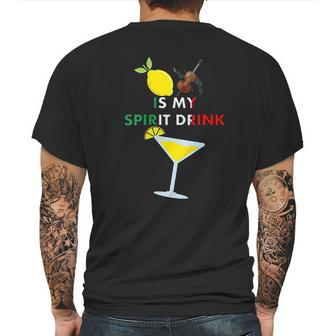 Limoncello Lemon Cello Is My Spirit Drink Mens Back Print T-shirt | Favorety