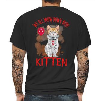 Limted Edition Kitten Halloween Mens Back Print T-shirt | Favorety UK