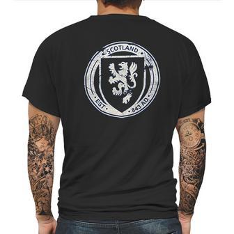 Lion Rampant Scotland Scottish Scots Flag Mens Back Print T-shirt | Favorety AU