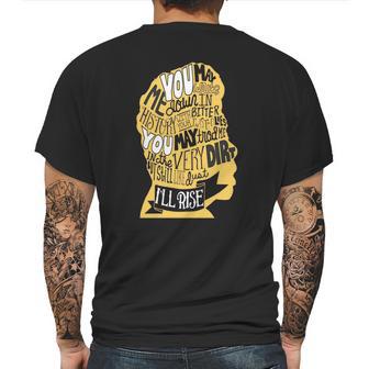 Literary Marvels Maya Angelou Mens Back Print T-shirt | Favorety DE