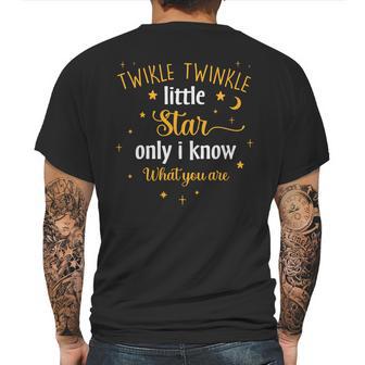 Little Star Only I Know What You Are Camping Lovers Mens Back Print T-shirt | Favorety CA