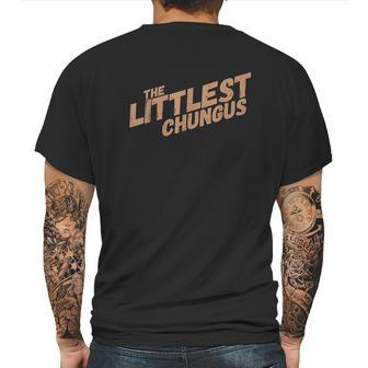 Littlest Chungus Mens Back Print T-shirt | Favorety