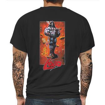 Lobo Pose Mens Back Print T-shirt | Favorety UK