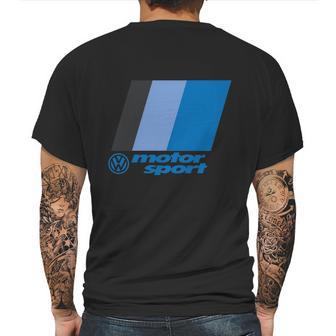 Logo Of Vw Motorsport Mens Back Print T-shirt | Favorety UK