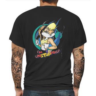 Lola Bunny Unstoppable Mens Back Print T-shirt | Favorety AU