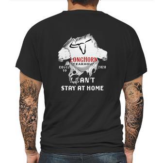 Longhorn Steakhouse Covid-19 2020 I Can’T Stay At Home Shirtn Mens Back Print T-shirt | Favorety AU