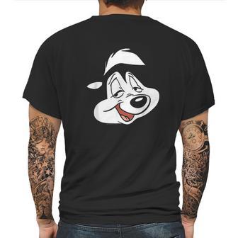 Looney Tunes Pepe Face Mens Back Print T-shirt | Favorety