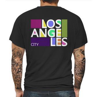 Los Angeles 1980S Logo Mens Back Print T-shirt | Favorety UK