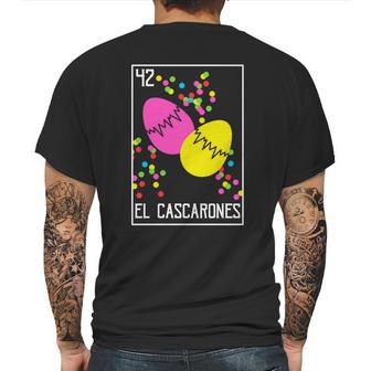 Loteria Easter Tee El Cascarones Confetti Eggs Mexican Mens Back Print T-shirt | Favorety UK