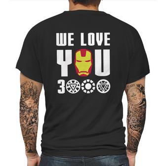 We Love You 3000 Mens Back Print T-shirt | Favorety UK