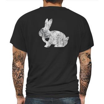 Love Bunny Rabbit Lover Animal Pet Owner Mens Back Print T-shirt | Favorety CA