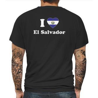 I Love El Salvador Gift I Heart El Salvador Salvadoran Mens Back Print T-shirt | Favorety AU