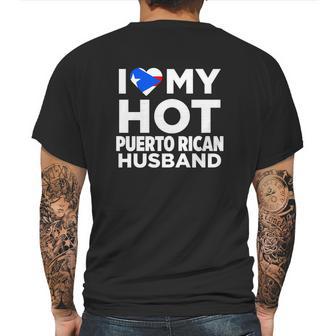 I Love My Hot Puerto Rican Husband Puerto Rico Tshirt Mens Back Print T-shirt | Favorety AU