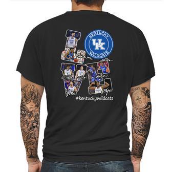 Love Kentucky Wildcats Players Signatures Mens Back Print T-shirt | Favorety UK