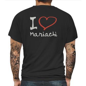 I Love Mariachi T-Shirt Mens Back Print T-shirt | Favorety UK