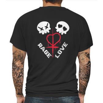 Love And Rage Emo Or Teenager Mens Back Print T-shirt | Favorety UK