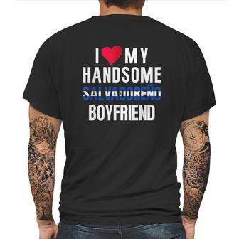 I Love My Salvadorian Boyfriend Camisa El Salvador Flag Mens Back Print T-shirt | Favorety CA