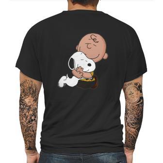 I Love Snoopy Mens Back Print T-shirt | Favorety