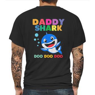 Lovely Daddy Shark Doo Doo Mens Back Print T-shirt | Favorety CA