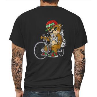 Lowrider Teddy Bear Hip Hop Lover Entrepreneur Gift Mens Back Print T-shirt | Favorety CA