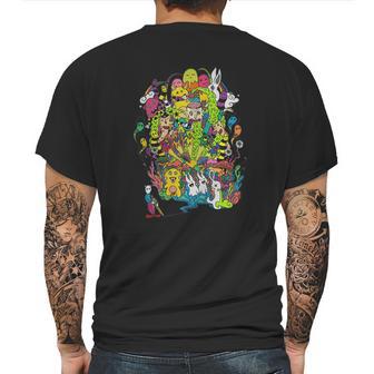 Lsd Color Mens Back Print T-shirt | Favorety