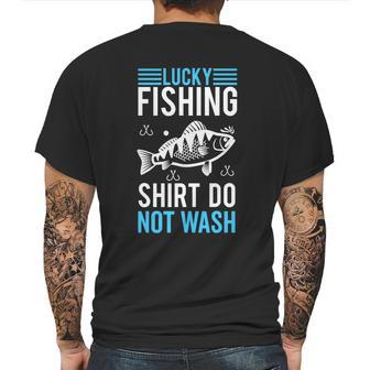 Lucky Fishing Do Not Wash Blade Bait Jigging Mens Back Print T-shirt | Favorety UK