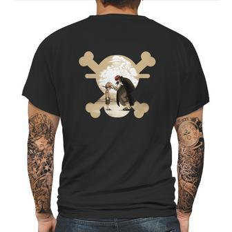 Luffy & Shanks Mens Back Print T-shirt | Favorety