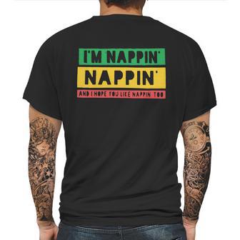 I M Nappin Reggae Kids Top Rasta Kids Clothes Tod Mens Back Print T-shirt | Favorety