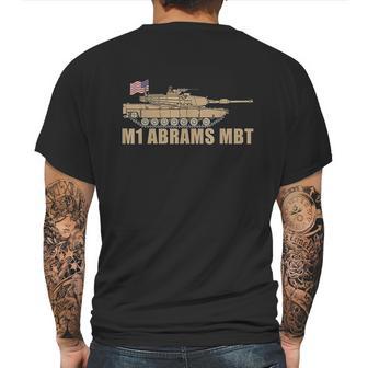 M1 Abrams Tank Mens Back Print T-shirt | Favorety UK