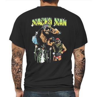 Macho Man Art Mens Back Print T-shirt | Favorety CA